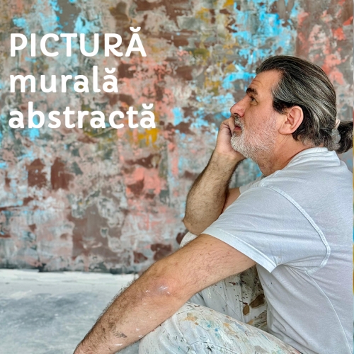 Pictură murală abstractă